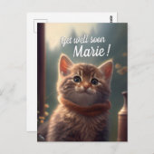 Schnell und gut mit dem Scarf, anpassbar Postkarte (Vorne/Hinten)