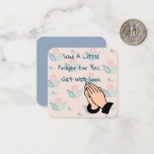 Schnell und gut mit der Note Card Mitteilungskarte (Vorderseite/Rückseite Beispiel)