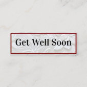 Schnell und gut - Viel Glück Mini Business Card Mini Visitenkarte (Vorderseite)