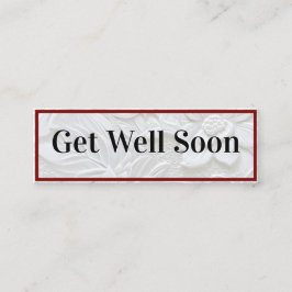 Schnell und gut - Viel Glück Mini Business Card Visitenkarte