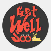 Schnell und gut vor Ausschneiden Aufkleber (Vorderseite)