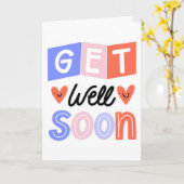 Schnell und modern orange und blaue Typografie Karte (Gelbe Blume)