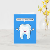 Schnell von der Zahnärztlichen Operation profitier Karte (Gelbe Blume)