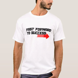 Schnell Vorwärts – Fette rote Motivationszitat-Des T-Shirt