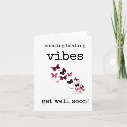 Schnell wieder gesund werden, heilende Flecken, Sc Karte (Vorderseite)