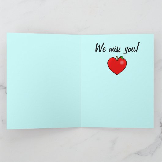 Schnell zum Lehrer Big Card Karte (Innenseite)