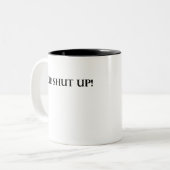 SCHNELL! ZWEIFARBIGE TASSE (Vorderseite Links)