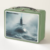 Schnellanschlag U-Boot-Lunch Box Metall Brotdose (Vorderseite)