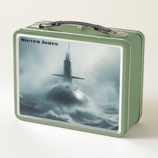 Schnellanschlag U-Boot-Lunch Box Metall Brotdose (Rückseite)
