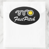 Schnellballkleber | Oval Ovaler Aufkleber (Tasche)