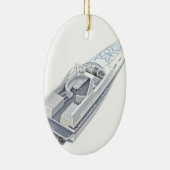 Schnellboot von oben keramikornament (Rechts)