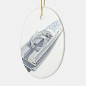 Schnellboot von oben keramikornament (Links)