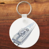 Schnellboot von oben schlüsselanhänger (Vorderseite)