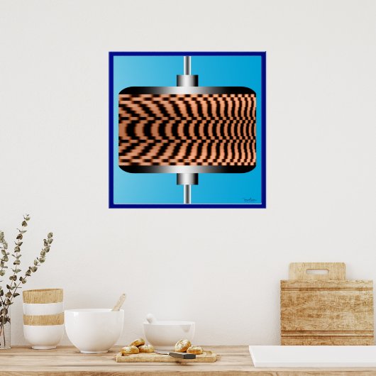 Schnelldrehscheibe Poster (Küche)