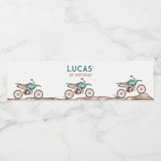 Schnelle, 1-stündige Bike Wasserflaschen Labels Wasserflaschenetikett (Einzelnes Label)