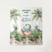 Schnelle Aufnahme Baby Dusche Party Hintergrund Di Wandteppich (Vorderseite)