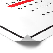 Schnelle Augendiagrammjesus - Plakat (Ecke)