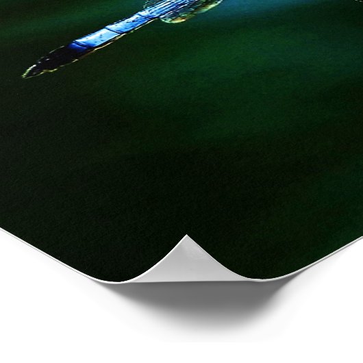 Schnelle Bewegung, aber Stehend Poster (Ecke)