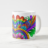 Schnelle Bewegung Jumbo-Tasse (Vorderseite Rechts)