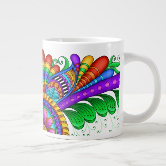 Schnelle Bewegung Jumbo-Tasse (Rechts)