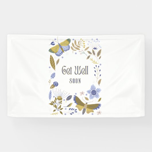 Schnelle Blues 3x5 Vinyl Banner (Horizontal)