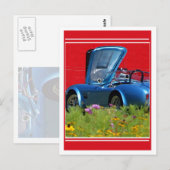 Schnelle Blume Postkarte (Vorne/Hinten)