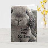 SCHNELLE BUNNY HOFFNUNG, ZU SAGEN GLÜCKLICH GEBURT KARTE (Gelbe Blume)