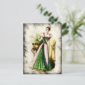SCHNELLE DAMEN VINTAG 84 POSTKARTE (Stehend Vorderseite)