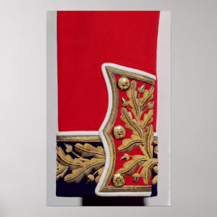 Schnelle Details einer Uniform der britischen Arme Poster