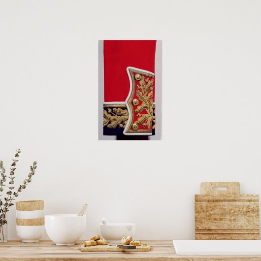 Schnelle Details einer Uniform der britischen Arme Poster (Küche)