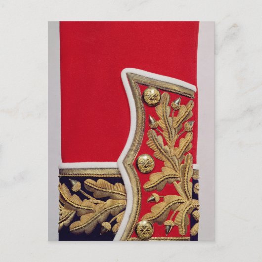 Schnelle Details einer Uniform der britischen Arme Postkarte (Vorderseite)