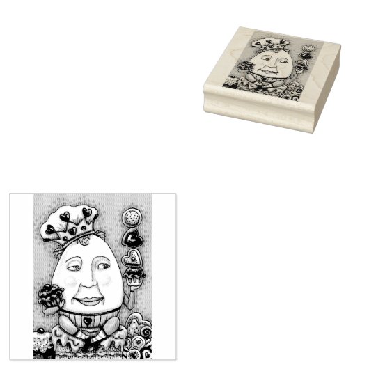 SCHNELLE DUMPTKÜCHEN UND SCHNELLE LECKEREIEN, EIN  GUMMISTEMPEL (Stempel)