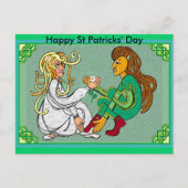Schnelle Ehe, glücklicher St. Patricks' Day Postkarte (Vorderseite)