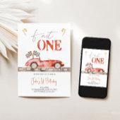 Schnelle Einladung eines Rennwagens zum Geburtstag