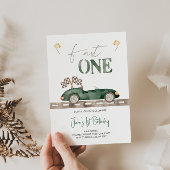 Schnelle Einladung eines Rennwagens zum Geburtstag