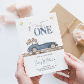 Schnelle Einladung eines Rennwagens zum Geburtstag