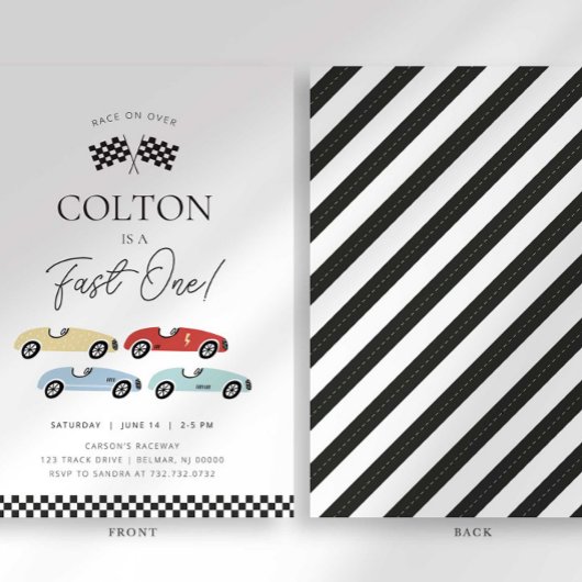 Schnelle Einladung zum ersten Geburtstag