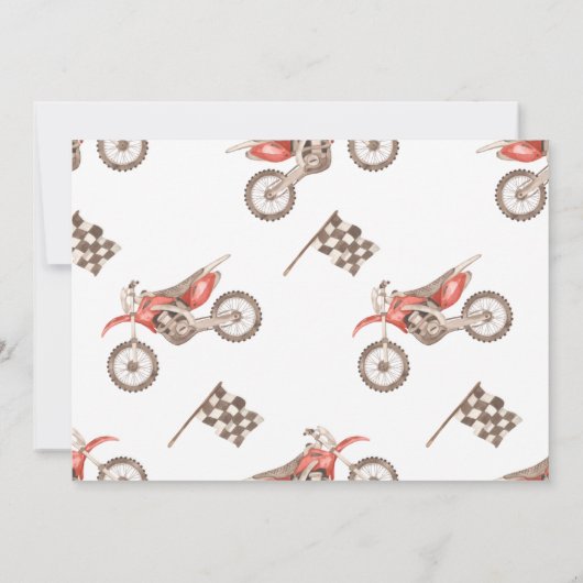 Schnelle Einladung zum Geburtstag | 1. Geburtstag (Rückseite)