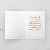 Schnelle Erholung anpassen Karte (Innenseite)