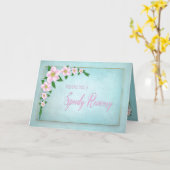 Schnelle Erholung, empfindliche Apple-Blüten Karte (Gelbe Blume)