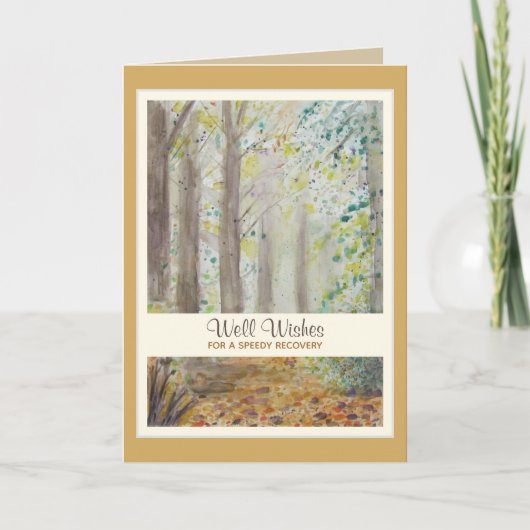 Schnelle Erholung Grußkarte Karte (Vorderseite)
