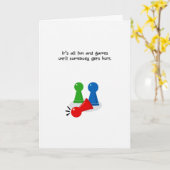 Schnelle Erholung, humorvoller Spaß und Karte (Gelbe Blume)