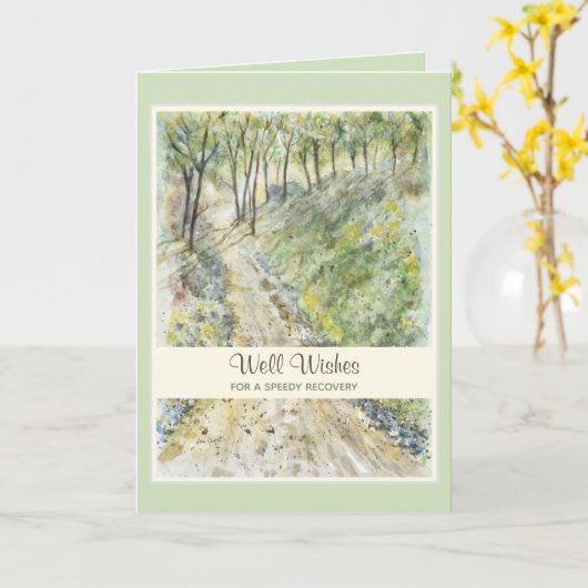 Schnelle Erholung Karte (Gelbe Blume)