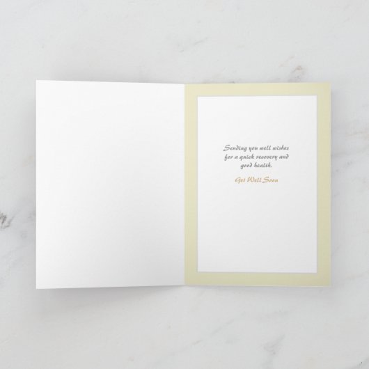 Schnelle Erholung Karte (Innenseite)