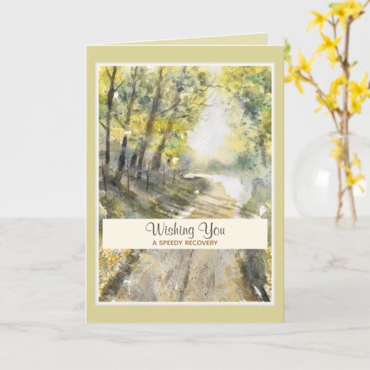 Schnelle Erholung Karte (Gelbe Blume)