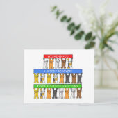 Schnelle Erholung von Hysterektomie bei Niedlichen Postkarte (Stehend Vorderseite)