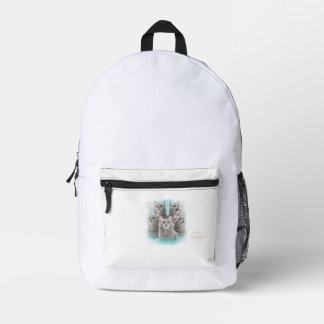 Schnelle Freunde Katzen Rucksack Spaß Stylischer
