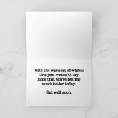 Schnelle Grußkarte Karte (Innenseite)