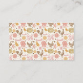 Schnelle Hatching Chicken Baby Dusche Windeln Wind Hinweiskarte (Rückseite)