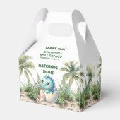 Schnelle Hattung Baby Boy Dinosaur Gastgeschenk Bo Geschenkschachtel (Rückseite)